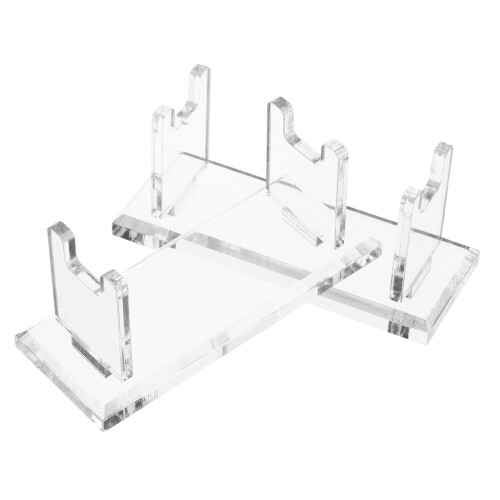 6St Scheerstand Acryl Houder Dubbelzijdig Scheermes 2