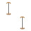 2St Desktop Headset Standaard Van Khaki Hout, Compact En Krasvrij 3