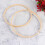 4St Duurzame Bamboe Dromenvanger Frames Lichtgeel Voor Creatief DIY 9