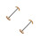 2St Desktop Headset Standaard Van Khaki Hout, Compact En Krasvrij 4