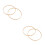 4St Duurzame Bamboe Dromenvanger Frames Lichtgeel Voor Creatief DIY 5