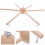 5Sets Baby Mobiel Frame Khaki - DIY Mobiel Kit Met 6 8