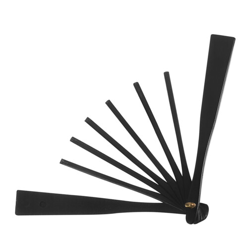 3St Zwarte Plastic Waaier Frames Voor En DIY Handwaaier 1