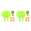 2Sets Oefen Set Tafeltennis Kinder Trainer PP Hangend 8