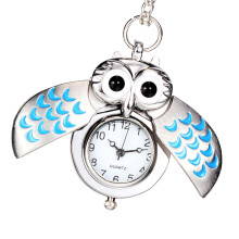 2St Quartz Uilen Zakhorloge Ketting Feest En Cadeau