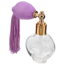 4St Herbruikbare Parfumverstuiver Violet Met Ronde Vintage