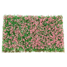 4St Nylon Mini Gras Cluster Roze Voor Miniatuur Landschap & Treinen