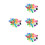 4St Set Multi Color Modelleer Voor Creatief Knutselen Kids 8