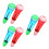 6St Kinder Karaoke Microfoons Plastic Microfoon Voor Feest Gebruik 6