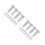 14Pairs Stainless Steel Handle Fasteners for 4