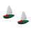 2St Plastic Mini Zeilboot Speelgoed Kinderen Waterpret En Leren 2