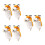 6St Handpoppen Multi Kleur Kinder Speelpop 8