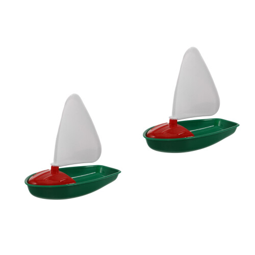 2St Plastic Mini Zeilboot Speelgoed Kinderen Waterpret En Leren 2