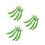 12Pièces Décoration Miniatures Vert Pour Jouets 6