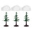12Pcs Plastic Mini Igloo and Artificial Christmas Tree Set 1