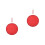 2Pièces Grille Anti-Éclaboussures Silicone Rouge Usage Cuisine 5