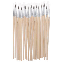 120Pièces Outil Pollinisateur Bois Khaki Pour Fleurs