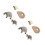 8Pièces Décorations Cycle Croissance Tortue PVC Variés 9