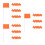 75Pièces Drapeaux Repérage Orange PVC Acier Facile Installation 5