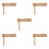 5Pièces En Bois Beige, Instruments De Percussion Manuels 7