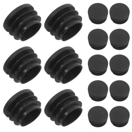 120Pièces Caps Ronds PP Pieds Chaise Table Protection 1