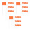 75Pièces Drapeaux Repérage Orange PVC Acier Facile Installation 6