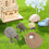 8Pièces Décorations Cycle Croissance Tortue PVC Variés 10