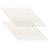 120Pièces Outil Pollinisateur Bois Khaki Pour Fleurs 3