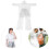 3Ensembles Combinaison Hommes Transparentes Plastique 8