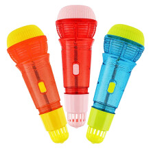 6Pièces Microphones Faux Plastique Colorés Pour Jeux Enfants