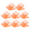 40Pièces Clip ABS Transparent Pour D'apprentissage Orange 2