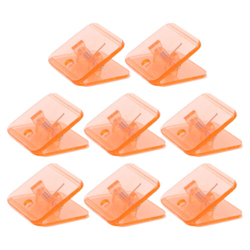 40Pièces Clip ABS Transparent Pour D'apprentissage Orange 1