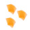 30Pièces Plastiques PVC Orange Pour Présentation Bricolage 3