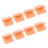 40Pièces Clip ABS Transparent Pour D'apprentissage Orange 3