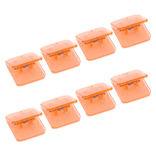 40Pièces Clip ABS Transparent Pour D'apprentissage Orange 2