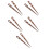 5Paires Outils Bois Multicolores Aiguilles Ouvertures 10