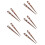 5Paires Outils Bois Multicolores Aiguilles Ouvertures 7