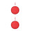 2Pièces Grille Anti-Éclaboussures Silicone Rouge Usage Cuisine 4