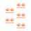 40Pièces Clip ABS Transparent Pour D'apprentissage Orange 10