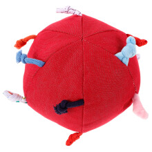 3Pièces Balles Peluche Rouge Bébé Jouet Saisir Motricité