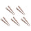 5Paires Outils Bois Multicolores Aiguilles Ouvertures 6