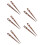 5Paires Outils Bois Multicolores Aiguilles Ouvertures 4