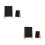 4Pièces Tableau Noir Bois Format Pied Usage 4