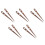 5Paires Outils Bois Multicolores Aiguilles Ouvertures 5