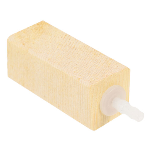 2Pièces Diffuseur Air Bois Beige Naturel Pour Aquarium Aquaculture 1