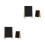 4Pièces Tableau Noir Bois Format Pied Usage 10