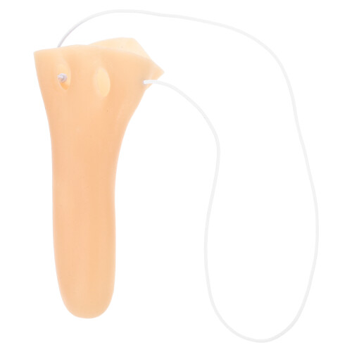 5Pièces Nez Long Sorcière Beige En Vinyle Pour Spectacles