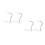 4Pièces Présentoir Figurine Transparent Plastique Support Réglable 5