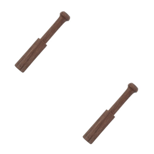 2Stk Holz Klangschalen Mallets Professionelle Klangverstärkung 2