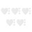 20Pièces Petits Supports Toile Coton Gris Pour Peintures 4
